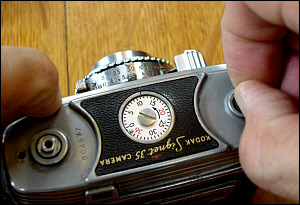 Kodak Signet 35 reassembly