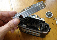 Kodak Signet 35 top deck removal