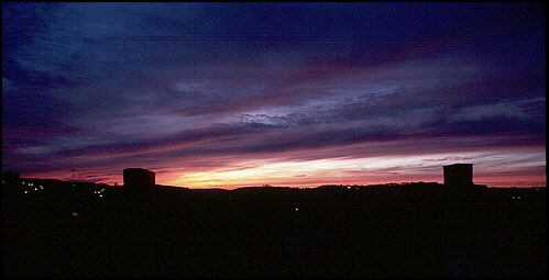 Night sky over Munhall