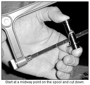Cutting the spool